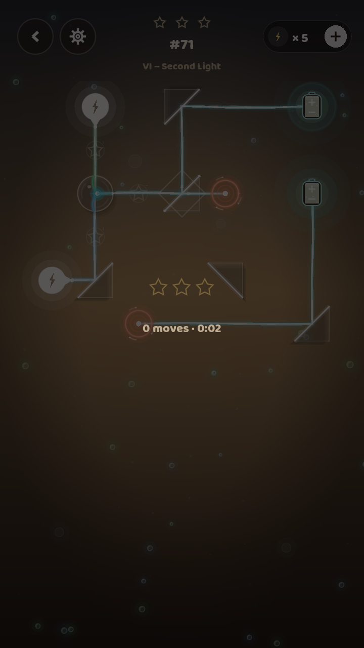 Laser Link level solved with three stars